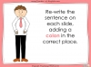 Year 5 and 6 - Colons and Semi-Colons Teaching Resources (slide 8/43)